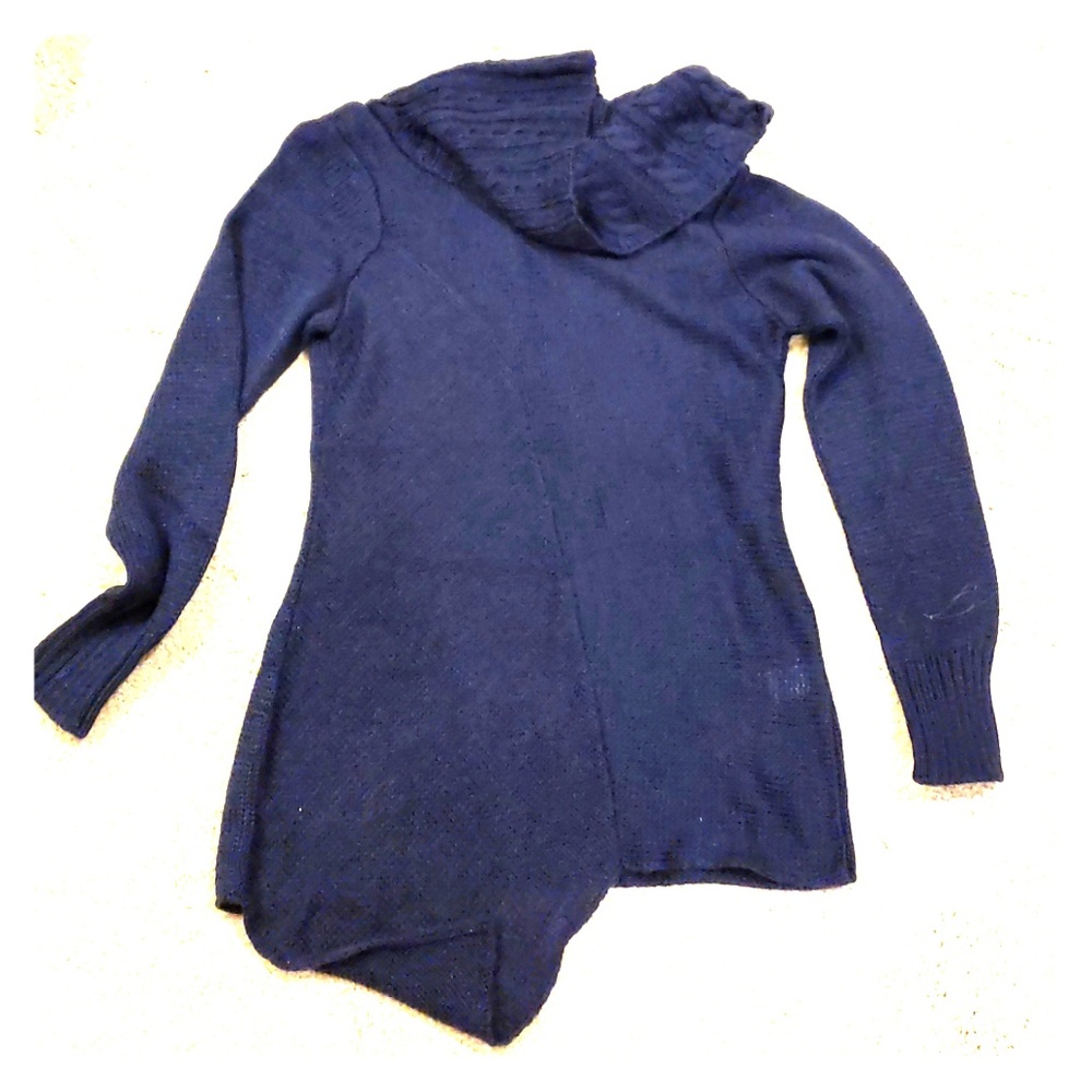 Navy Turtleneck Sweater